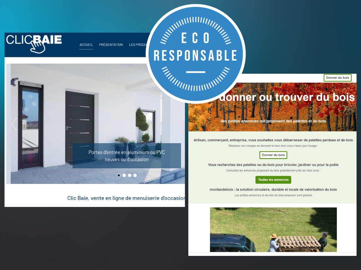 Clic baie et Montasdebois.fr, des initiatives d'économie durable au service du bâtiment