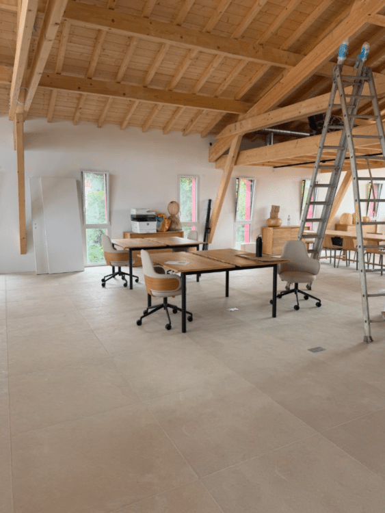 Nouveaux bureaux 4TRO en cours d’aménagement pour accueillir les adhérents et partenaires du collectif