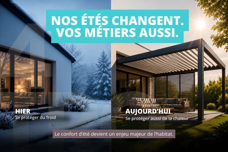 Confort d’été et évolution des métiers de la menuiserie et de la protection solaire avec 4TRO
