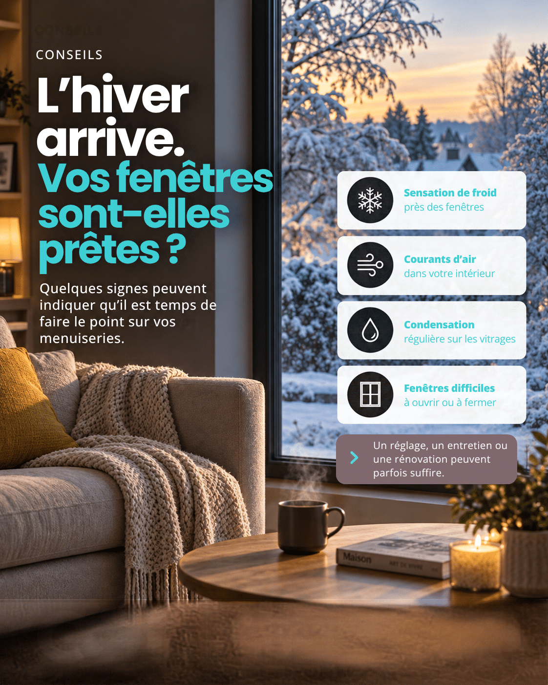 L'hiver arrive, il faut se préparer