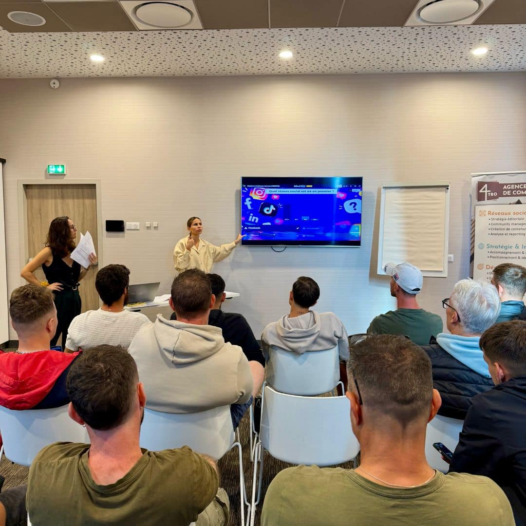 Formation à la communication des poseurs en menuiserie lors du Séminaire 4TRO 2026 à Bordeaux