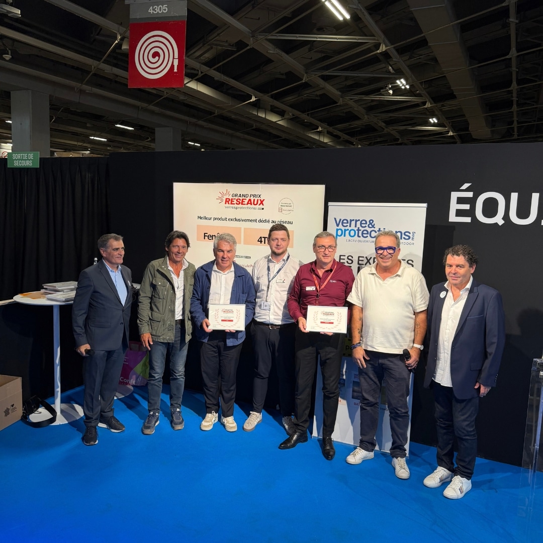 4TRO récompensé au Grand Prix des Réseaux à BATIMAT 2026 pour la fenêtre Belharra